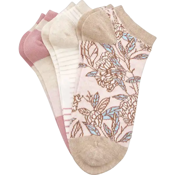 3er Pack Spring flower rosa / beige Gr. 39 / 42