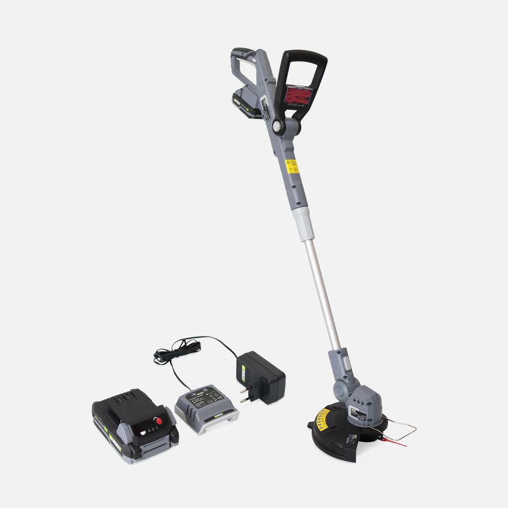 Voltr - débroussailleuse sans fil voltr ø25cm - coupe-bordures électrique avec batterie lithium ion + chargeur 20v