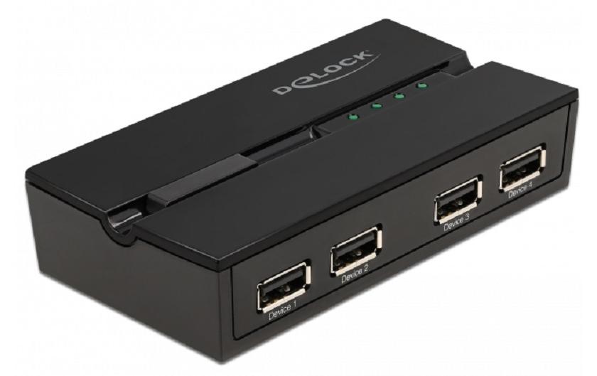 USB-Switch 11494Sharing-Switch für vier Computer