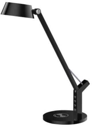 LED-Schreibtischleuchte - schwarz - kabelloses Laden - 52 cm