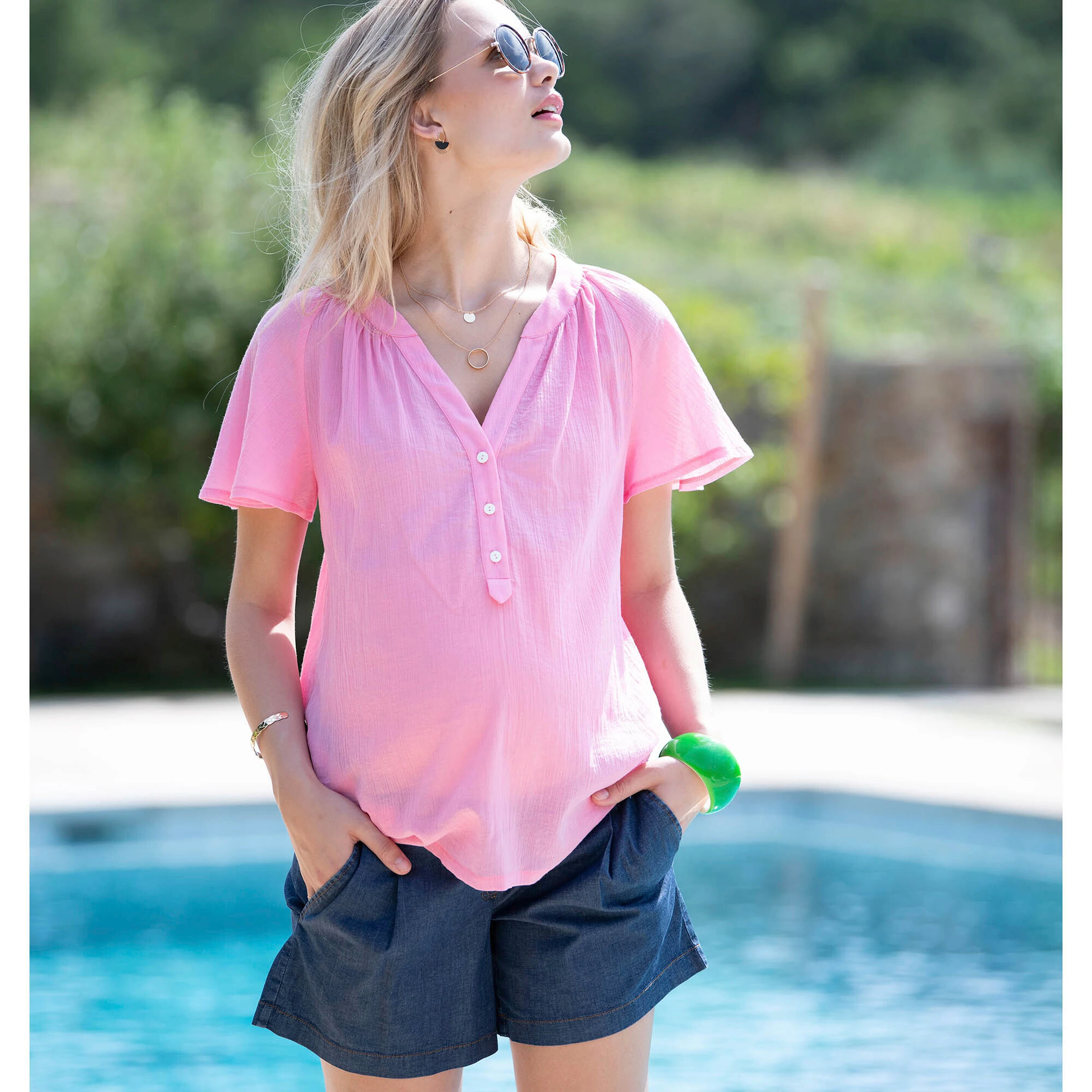 Balloon Umstands-Jeans-Shorts