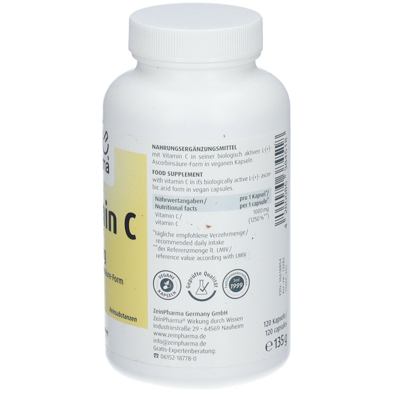 ZeinPharma® VITAMIN C 1000 mg