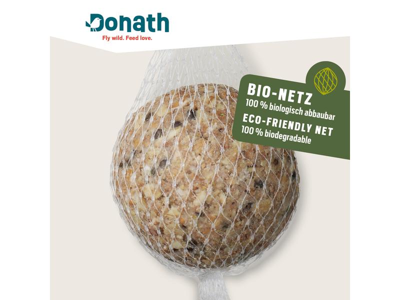Donath Wintervogelfutter Energie Knödel Hanf, 6 x 100 g Vogelfutter empfohlen für kältere Jahreszeiten