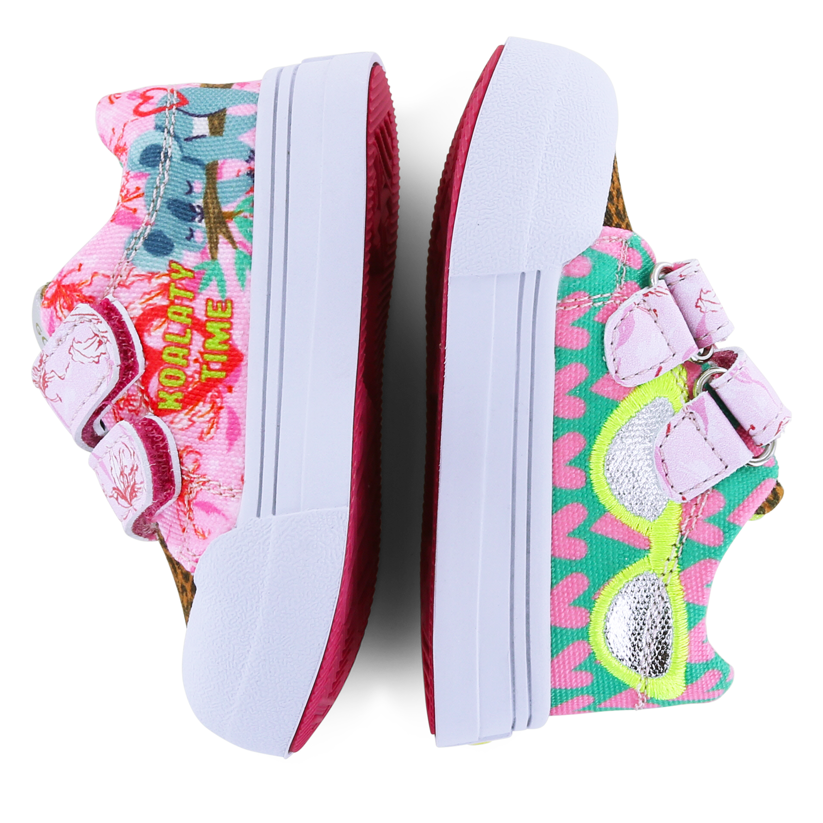 Go Bananas sneaker klittenband - Koala Canvas | Meisjes schoenen