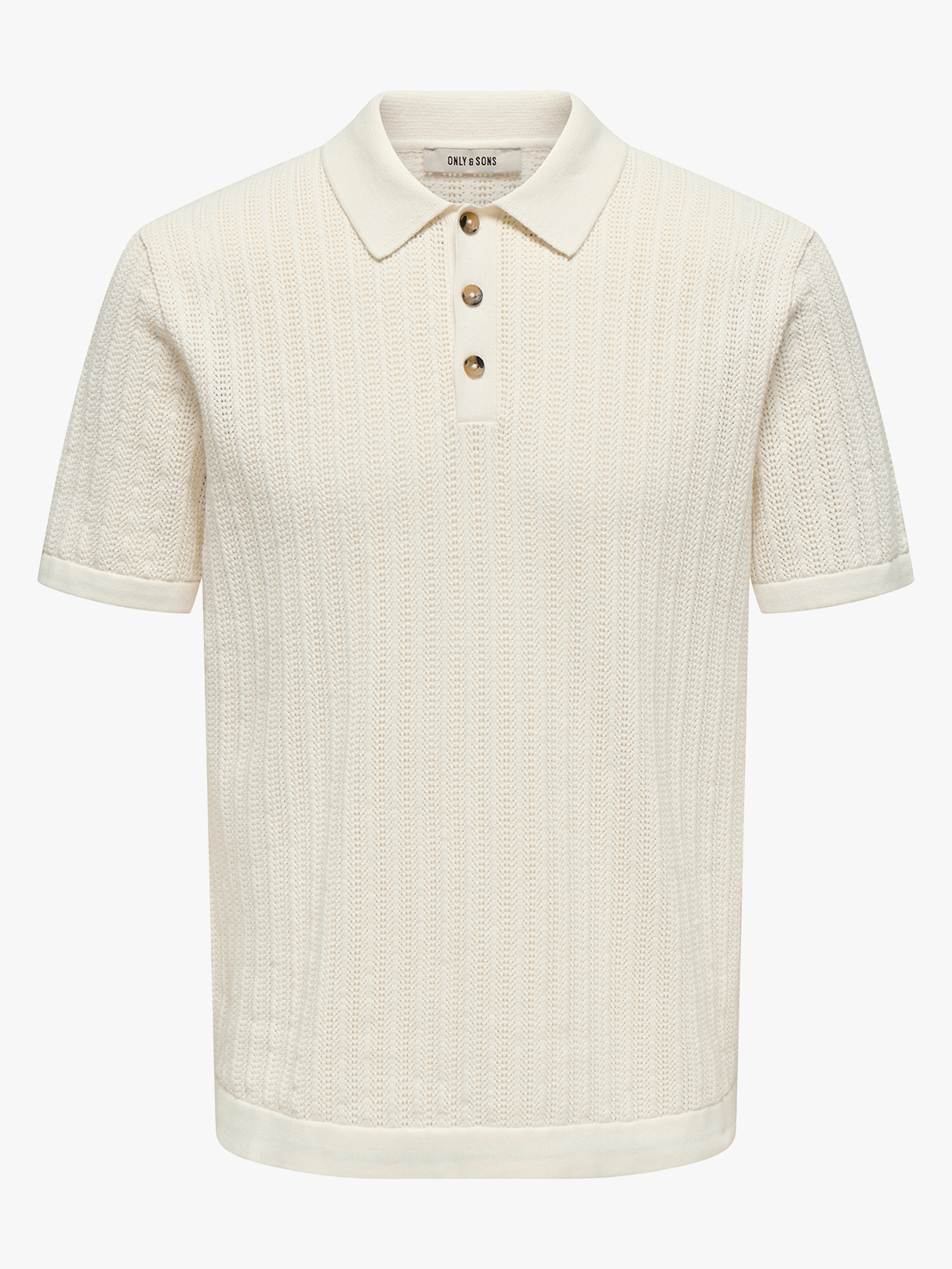 Moon Reg Short Sleeve Polo Knit