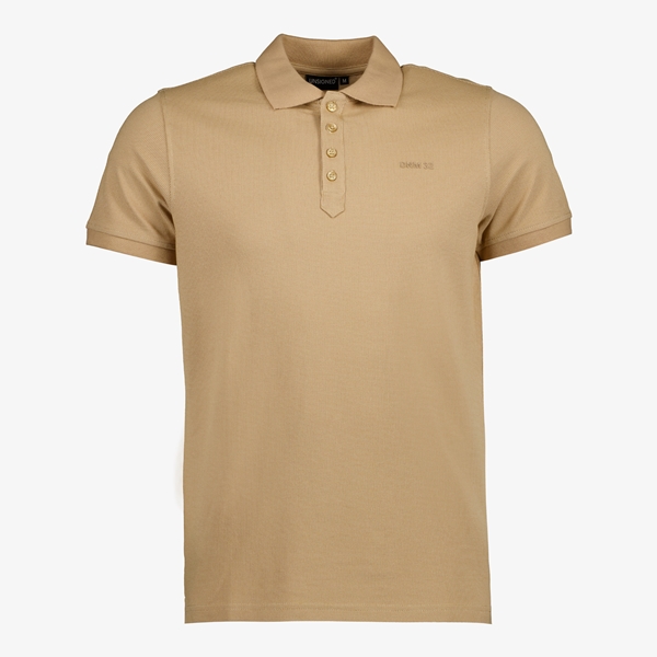 Unsigned heren polo beige