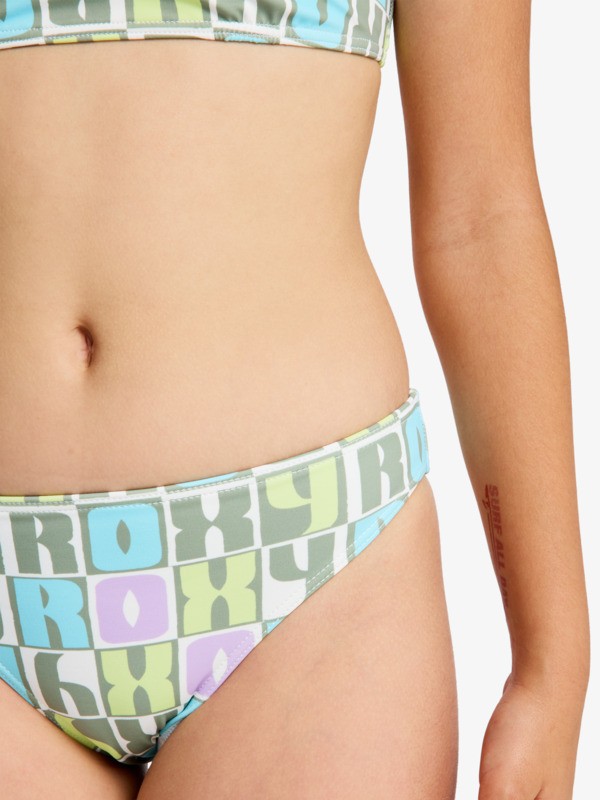Letter Up Set Ensemble bikini bralette deux pièces Vert Filles 6-16 ans