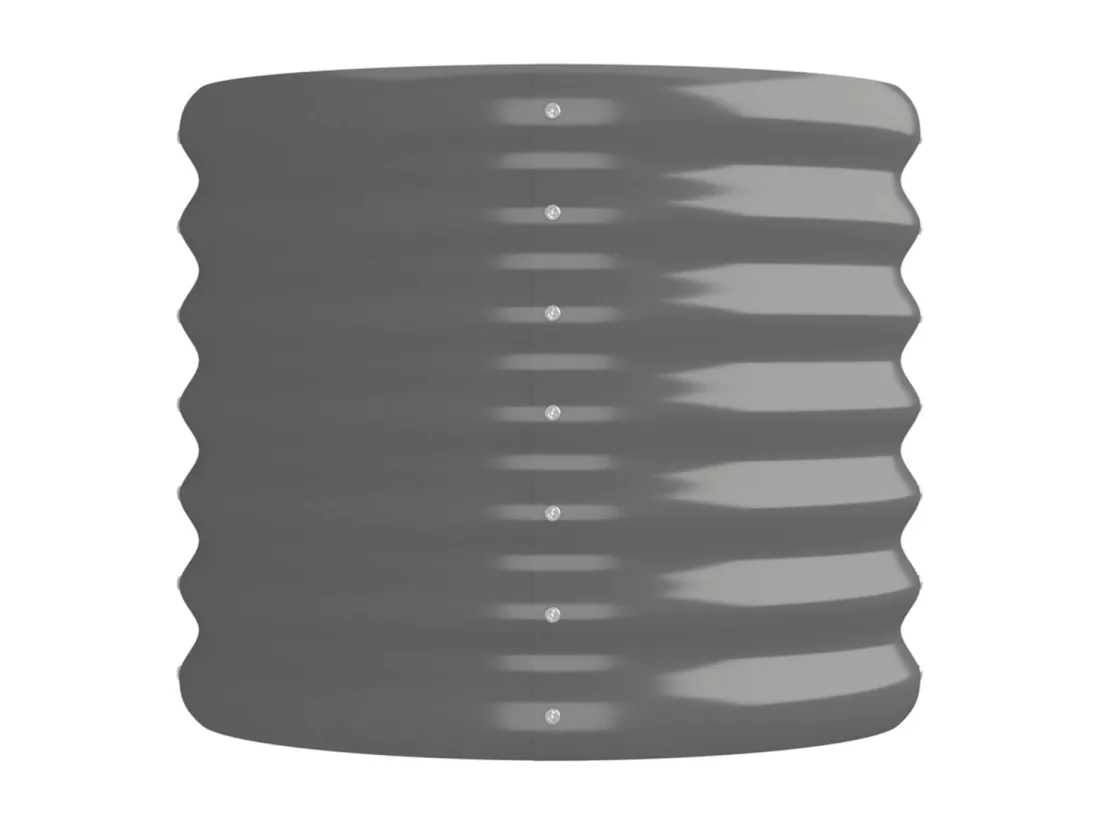 Jardinière bac lit surélevé grise 152 x 40 x 36 cm 02_0039576