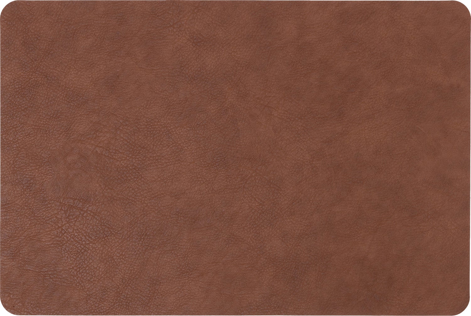 Intratuin placemat leer koffiebruin 44,5 x 30 cm