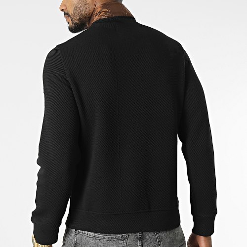 Veste Zippée BLC22K10 Noir Marron