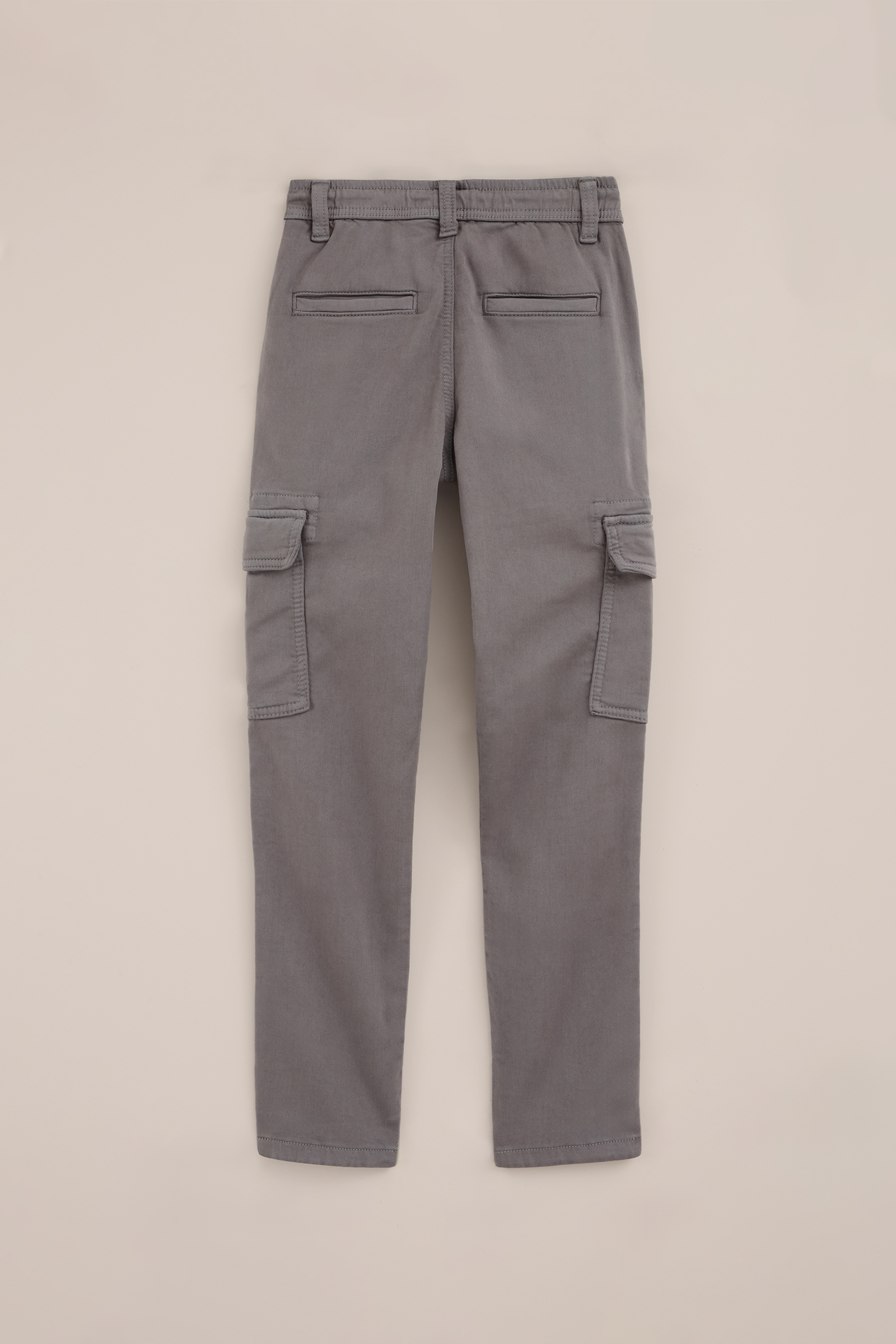 Jongens slim fit cargobroek WE Fashion Grijs