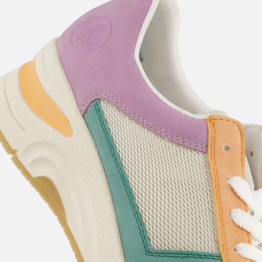 Rieker Libelle Sneakers roze Textiel