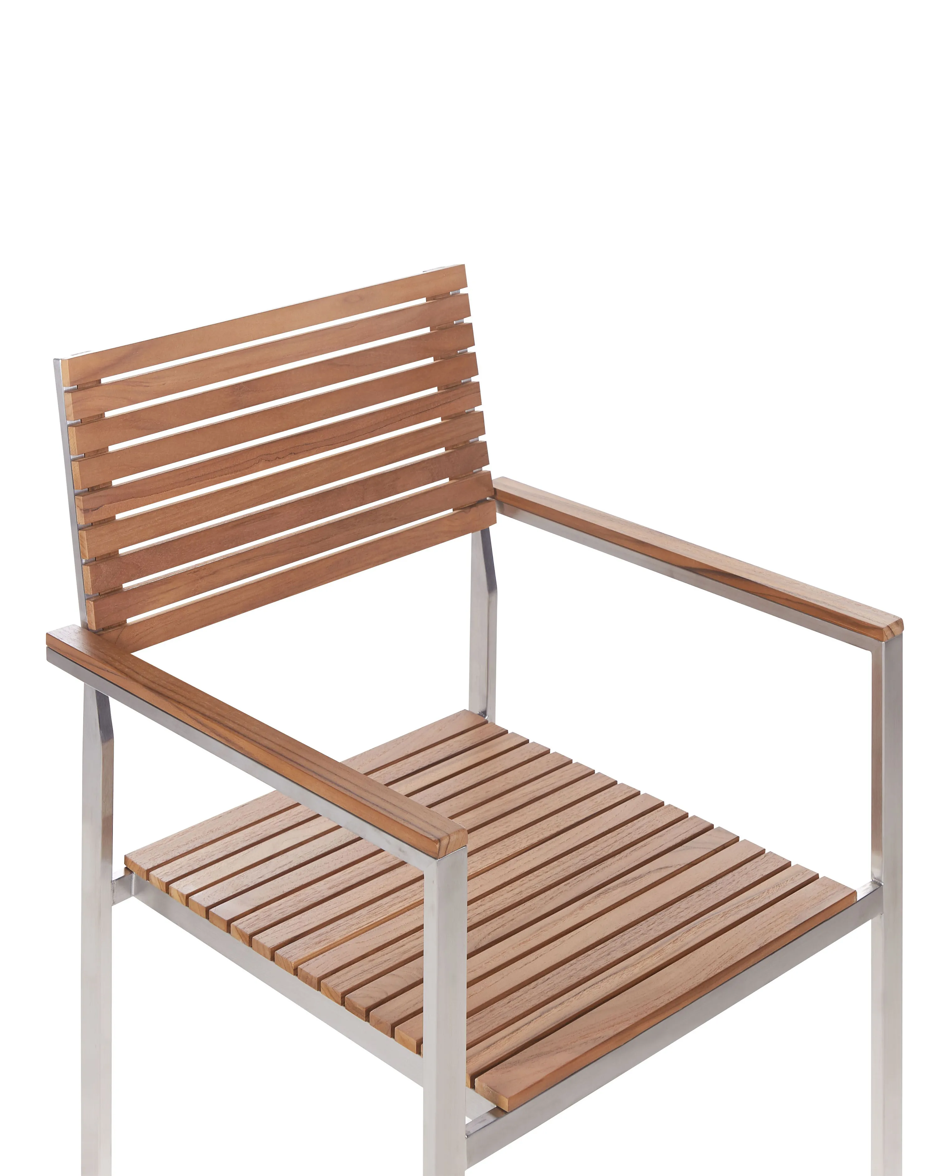 Set van 6 tuinstoelen VIAREGGIO Gecertificeerd teakhout Bruin