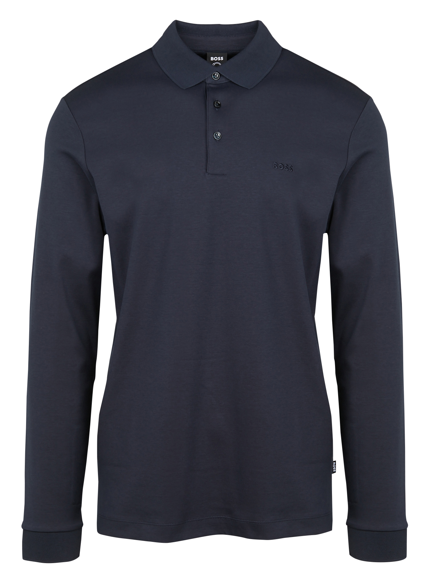 Polo col classique en coton| Bleu