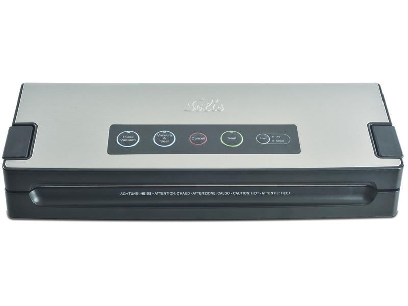 Solis Vakuumiergerät Smart Typ 574 Silber/Schwarz Vakuumier-System mit herausnehmbarer Tropfschale