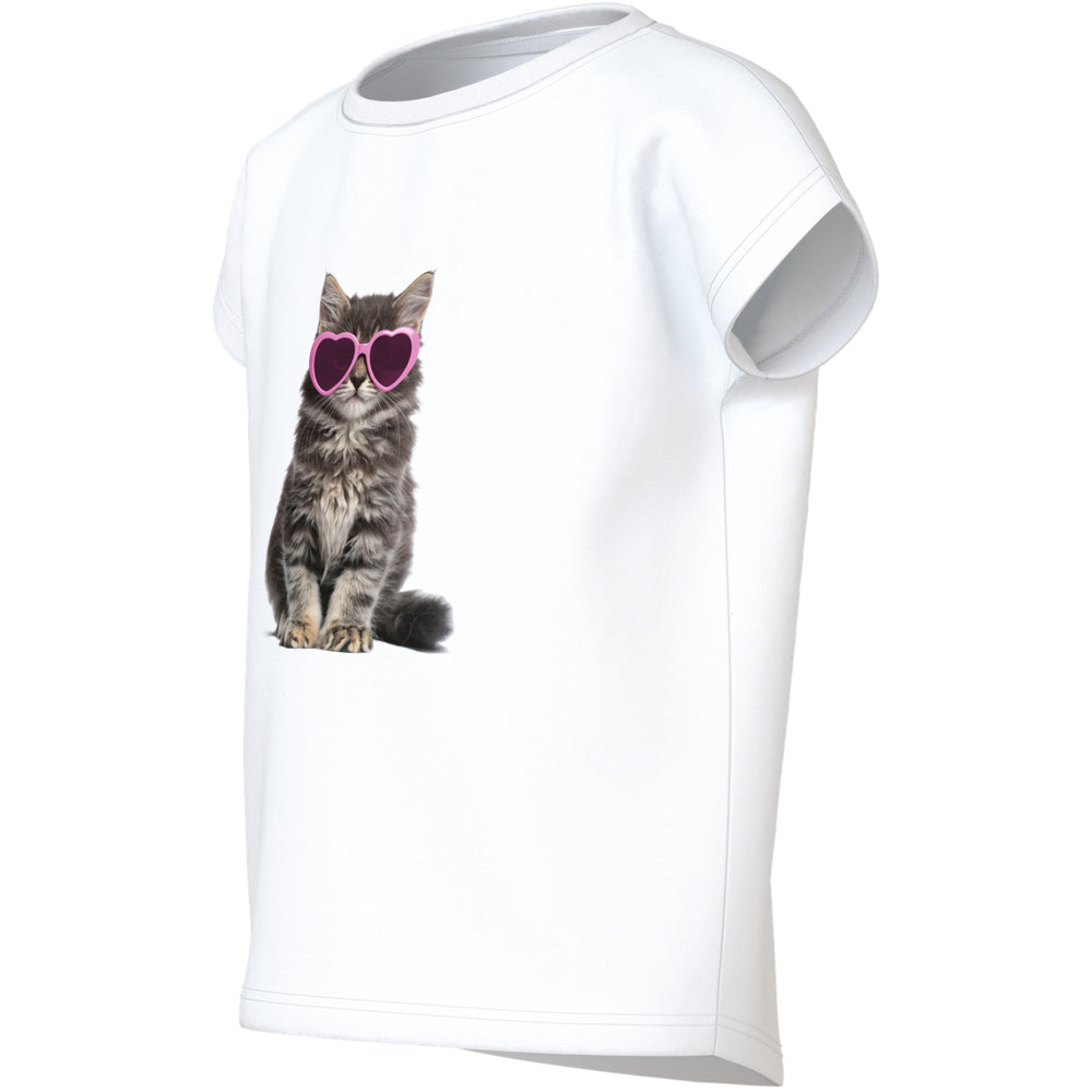 Køb Name It Bright White Sunglasses Cat Nmfvotia Capsl Top