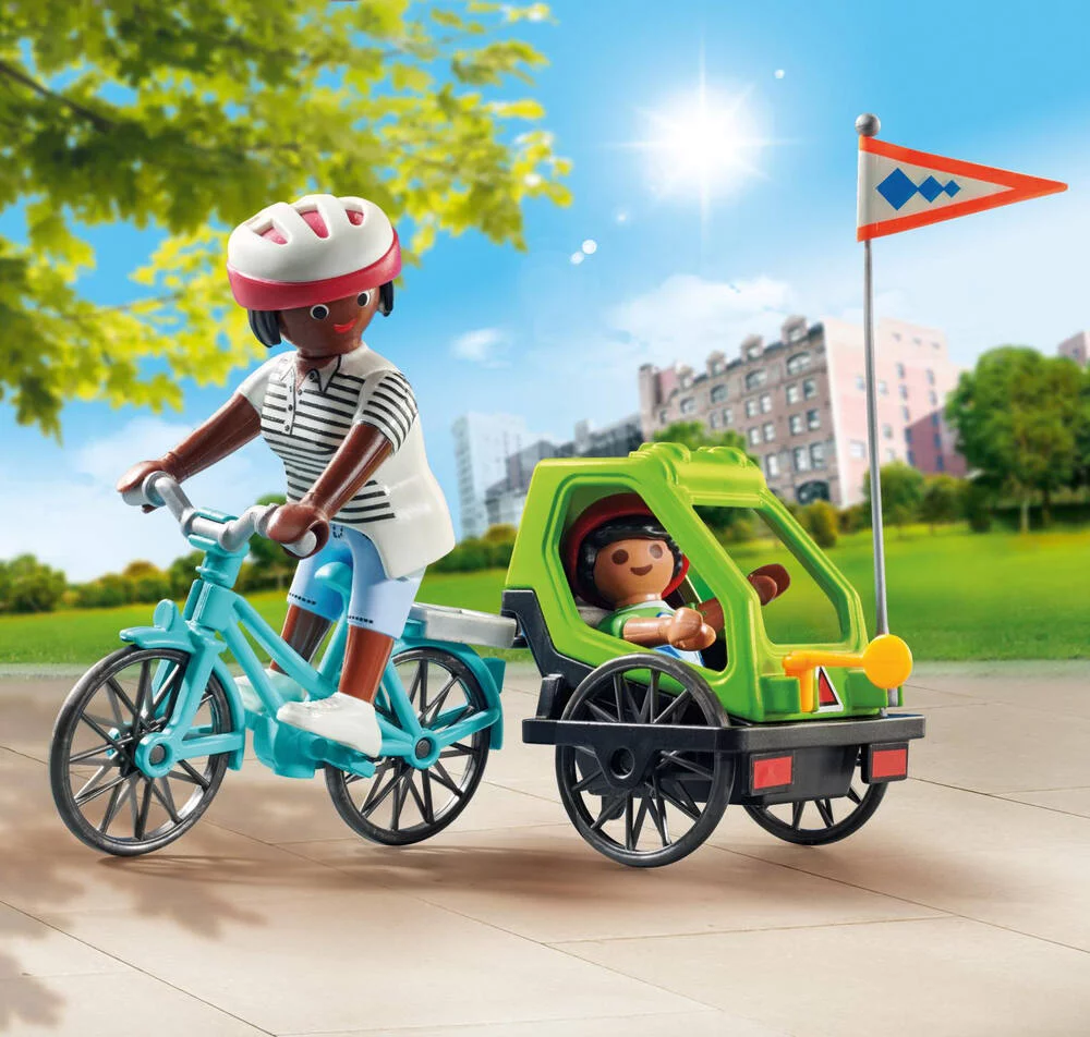 CYCLISTES MAMAN ET ENFANT - 70601