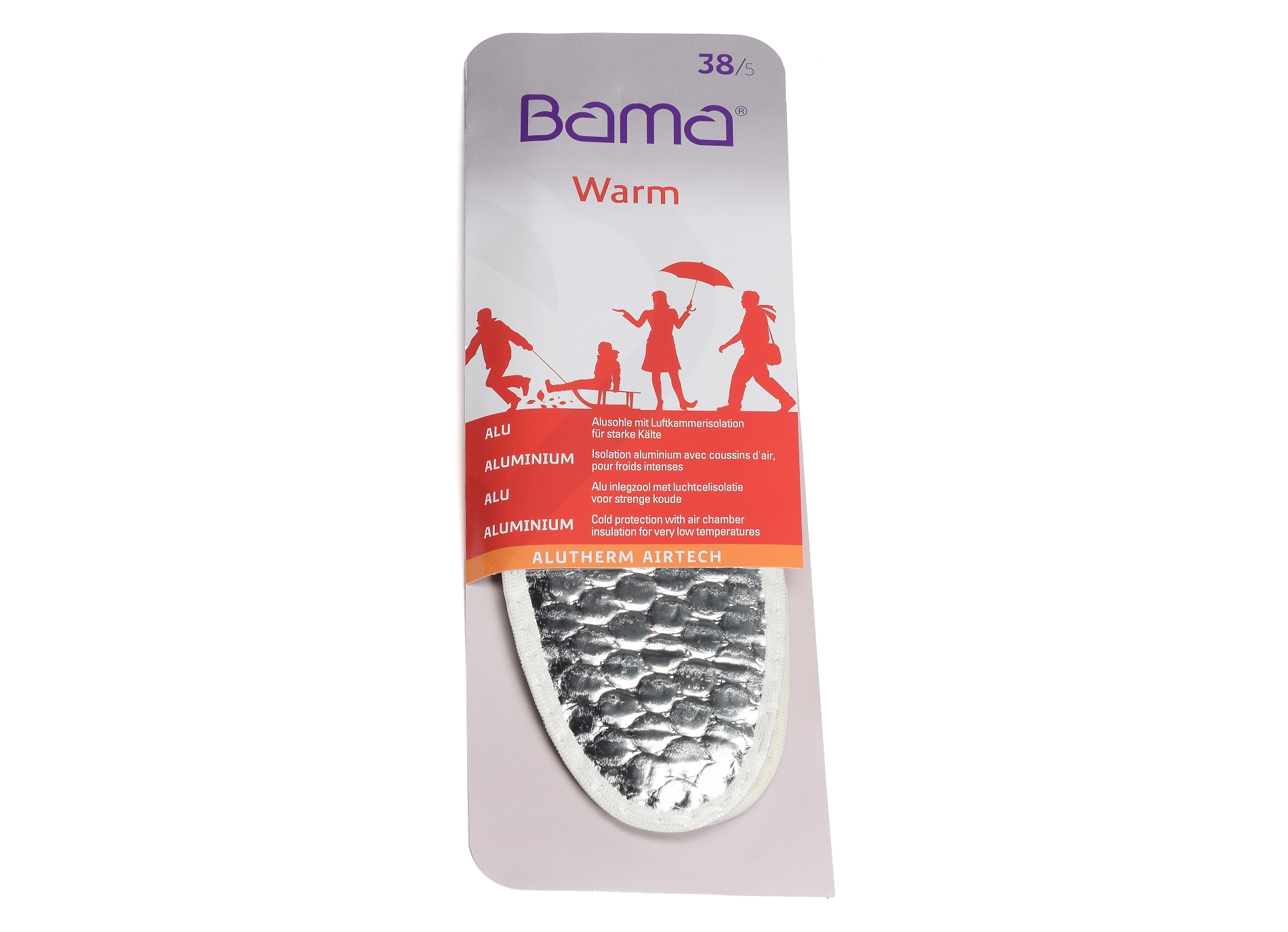 Semelle thermo incolore