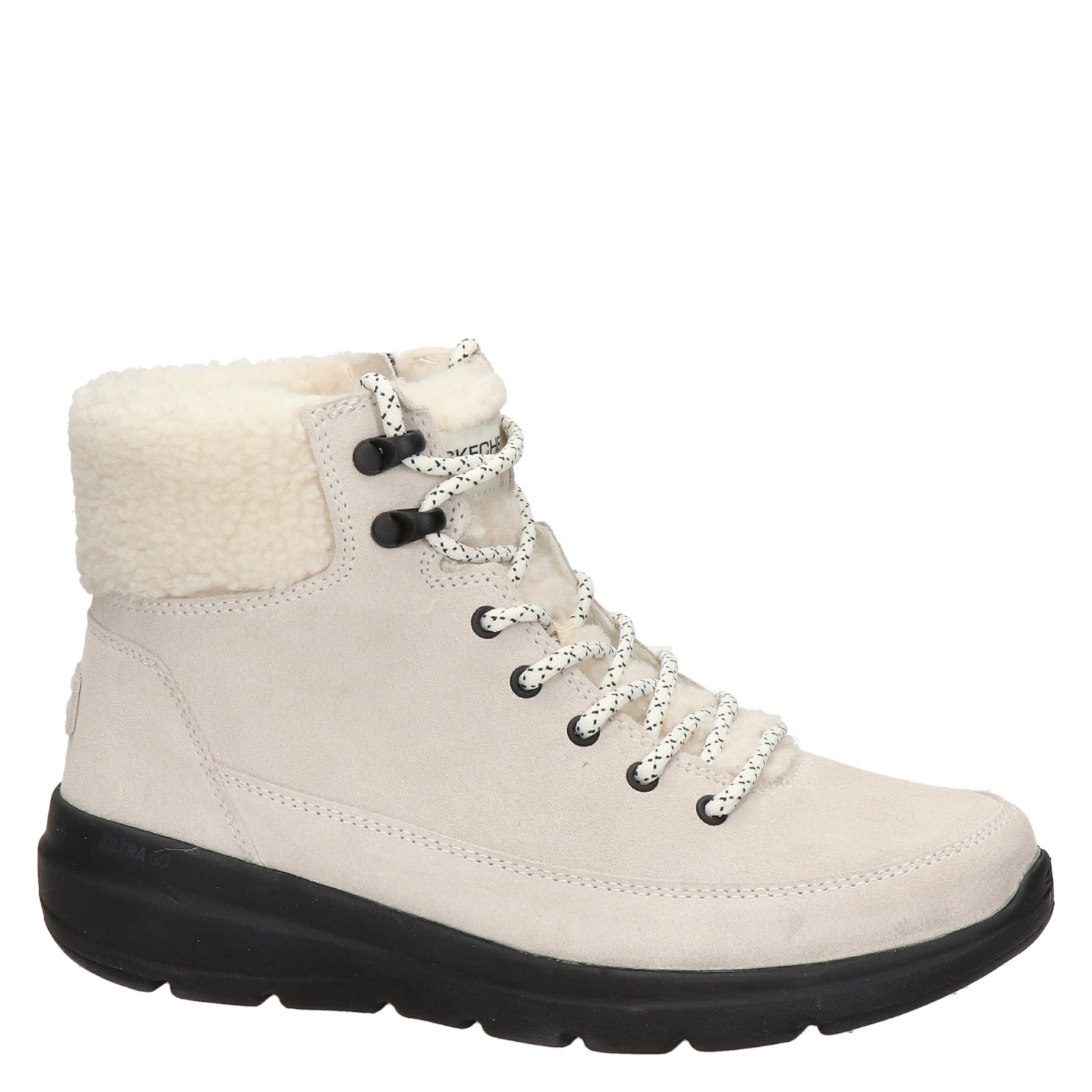 Go Walk dames veterboot Skechers Ecru