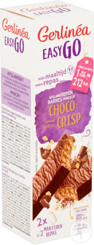 Gerlinéa Easy Go Barres Choco Crisp 2 Pièces