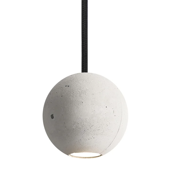 NUD Collection - Nova Concrete Pendelleuchte, raven (TT-09)