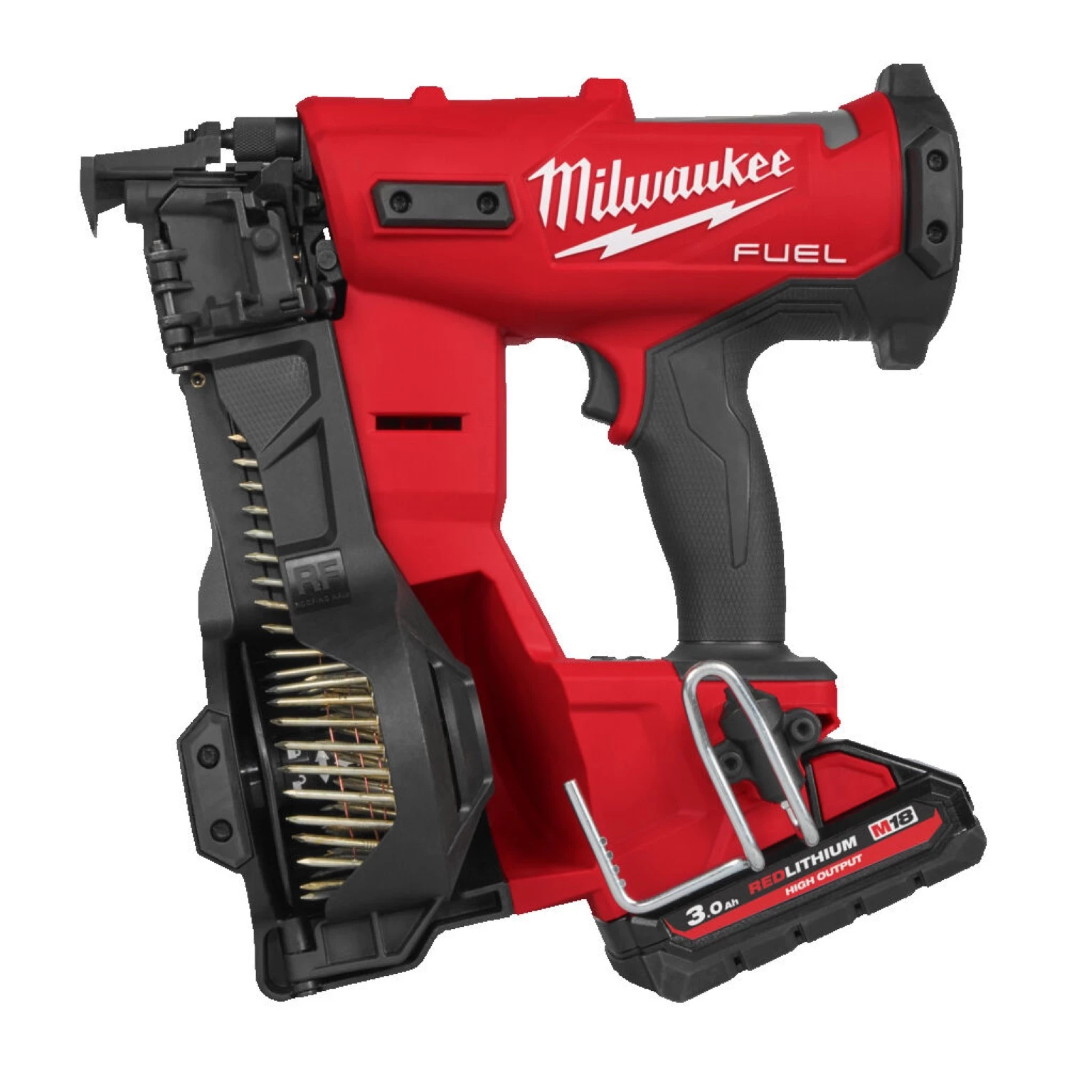 Milwaukee M18 FRCN45-302X 18V Li-ion accu Trommelspijker tacker set (2x 3.0Ah accu) in HD Box