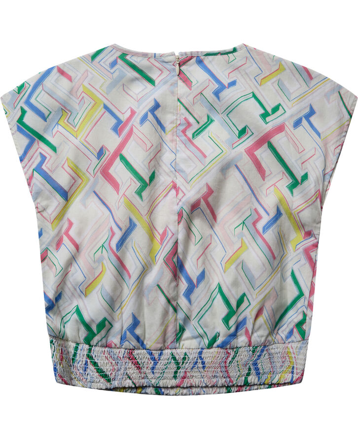 Tommy Hilfiger MULTI MONOGRAM SLVSS SHIRT Th multi monogram/ calico