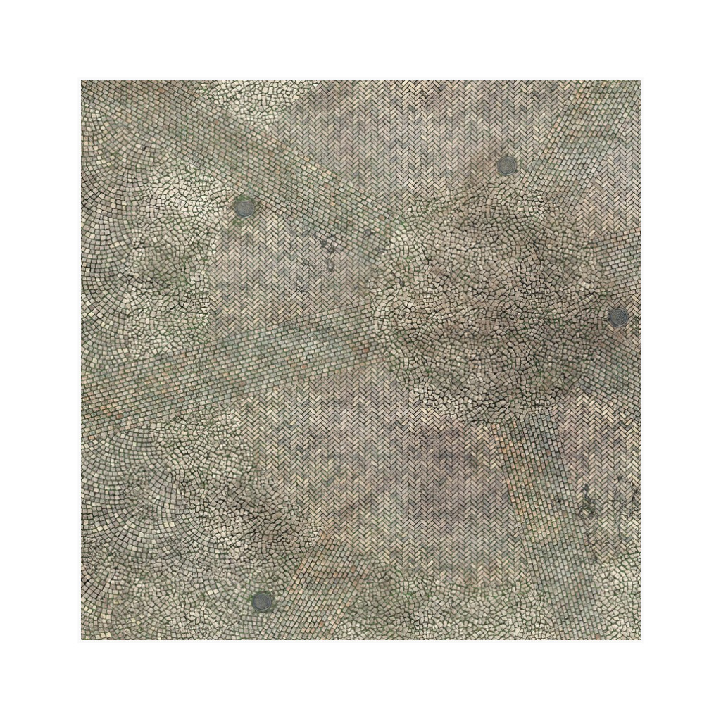Dry-erase mat - Pavement - 80x80cm