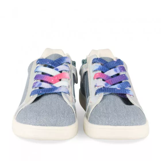 Baskets BLEU LOVELY SKULL