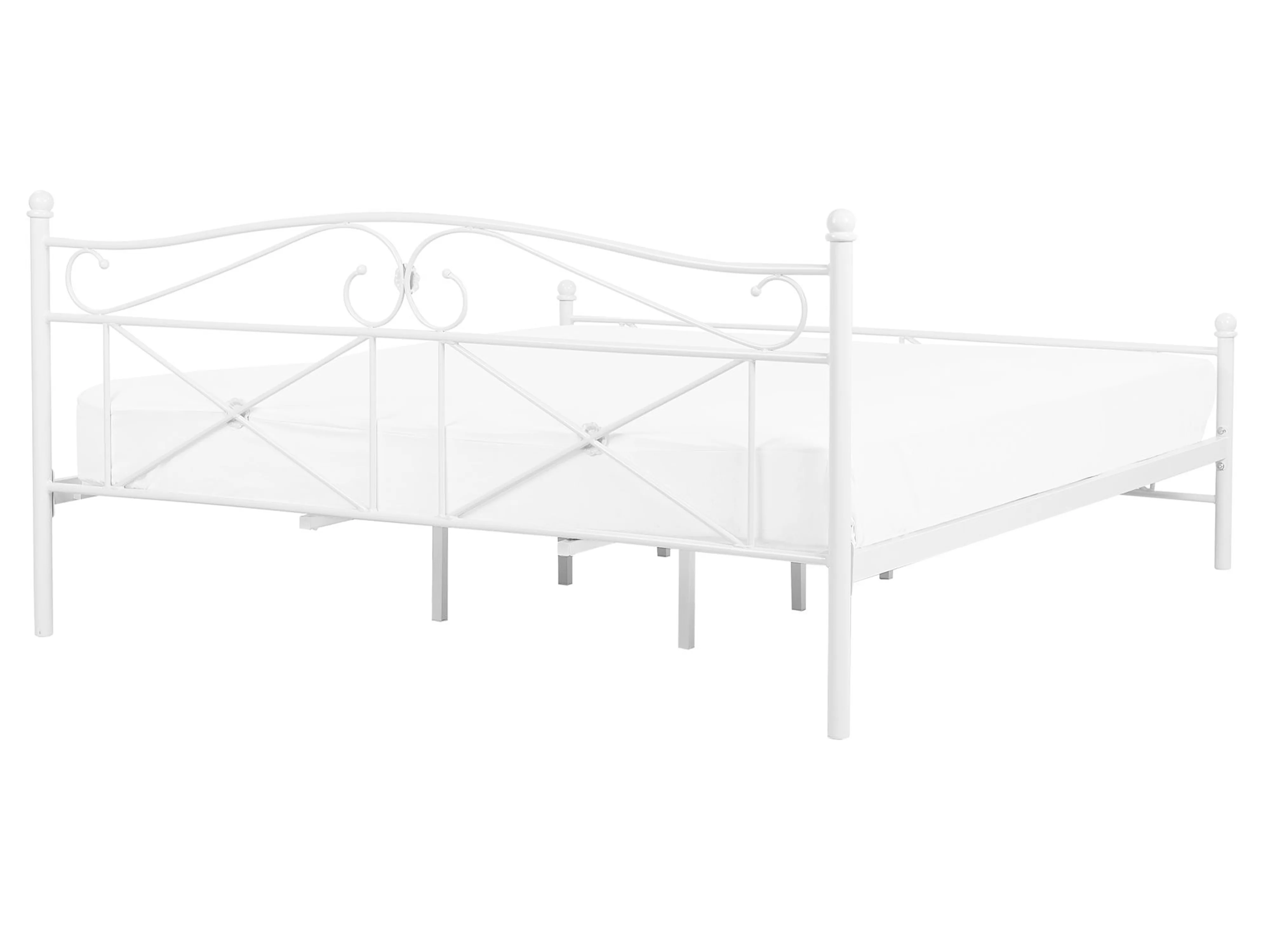 Bed Metaal RODEZ 160 x 200 cm Wit