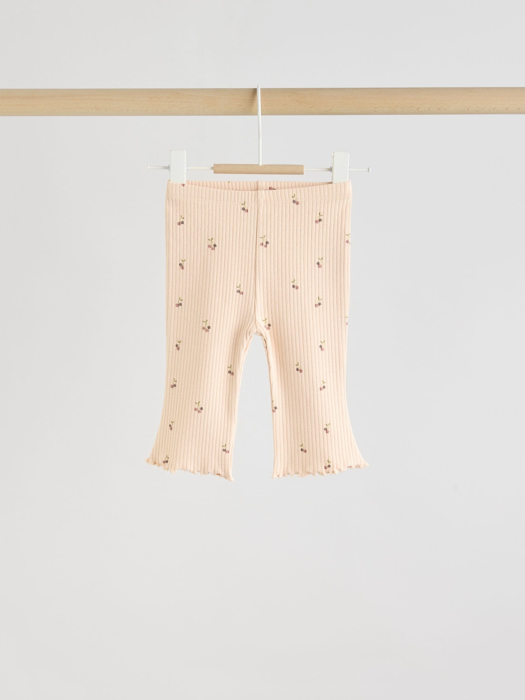 Naturel Kersenrood - Gebreide baby bodywarmer, top met lange mouwen en leggings 3 -delige set (0mnd-3jr)
