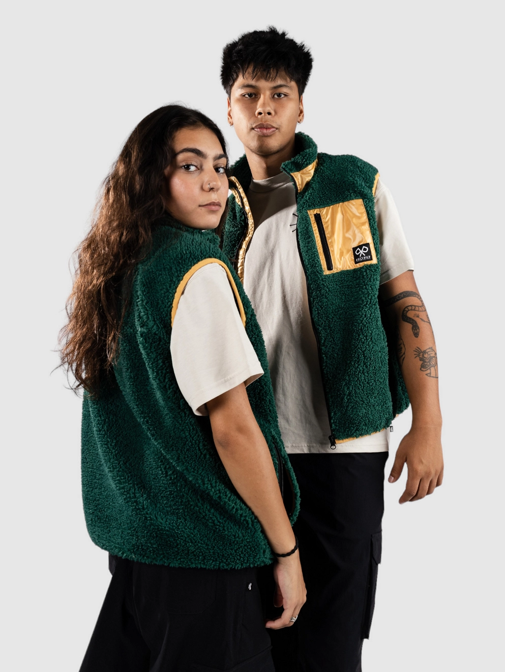 Polypop Sherpa Vest green