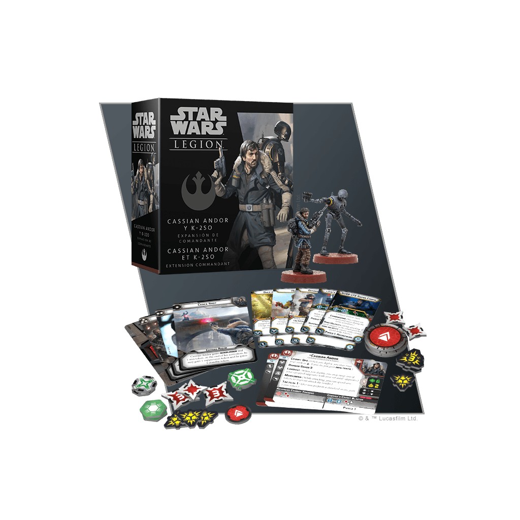 Star Wars : Légion - Cassian Andor Et K-2SO