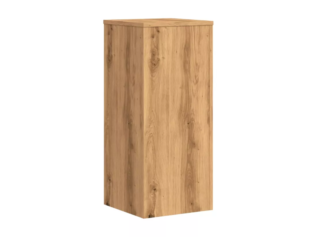 Supports pour plantes 2 pcs chêne artisanal bois d'ingénierie