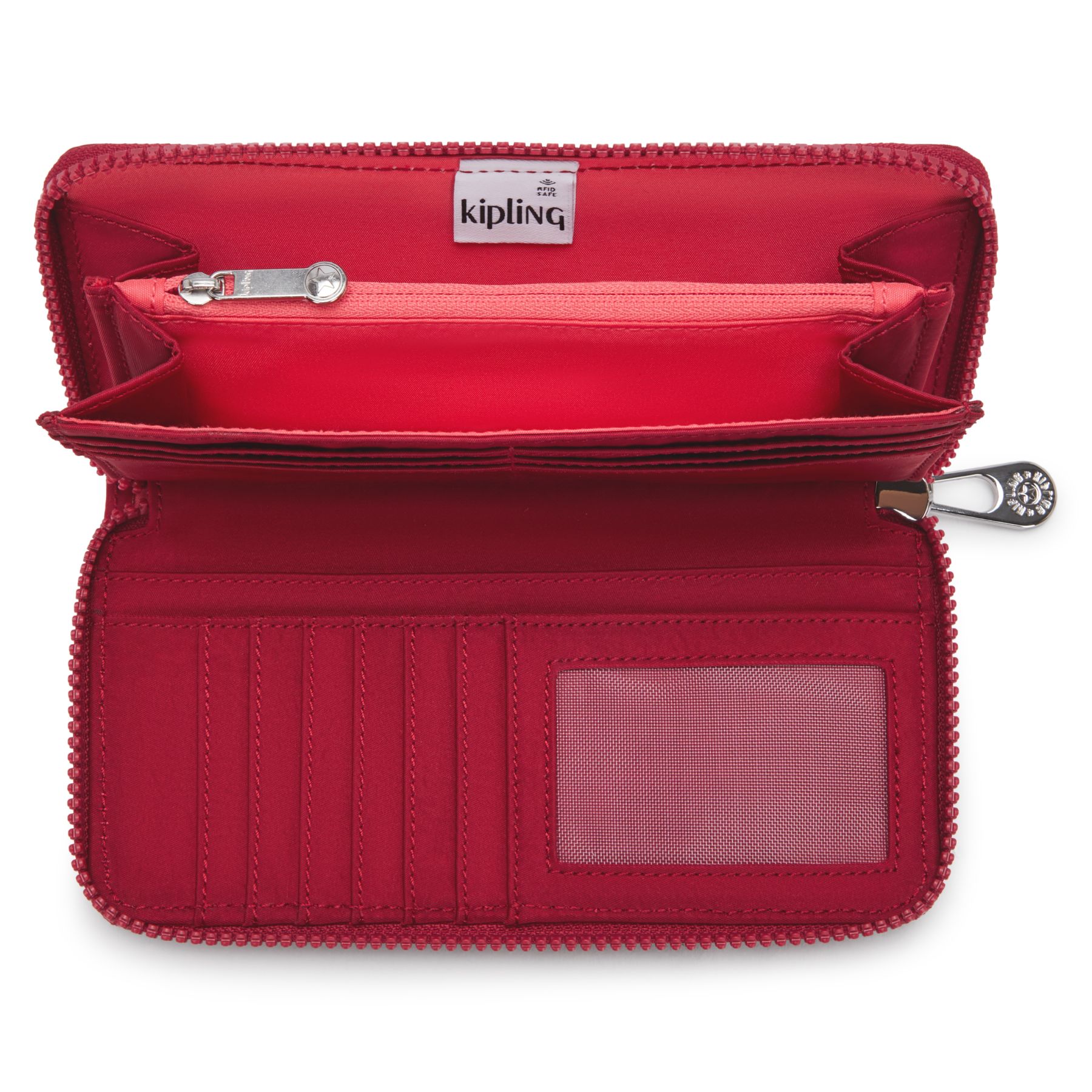 MONEY WORLD Grand portefeuille avec porte-cartes - Red Red Wine