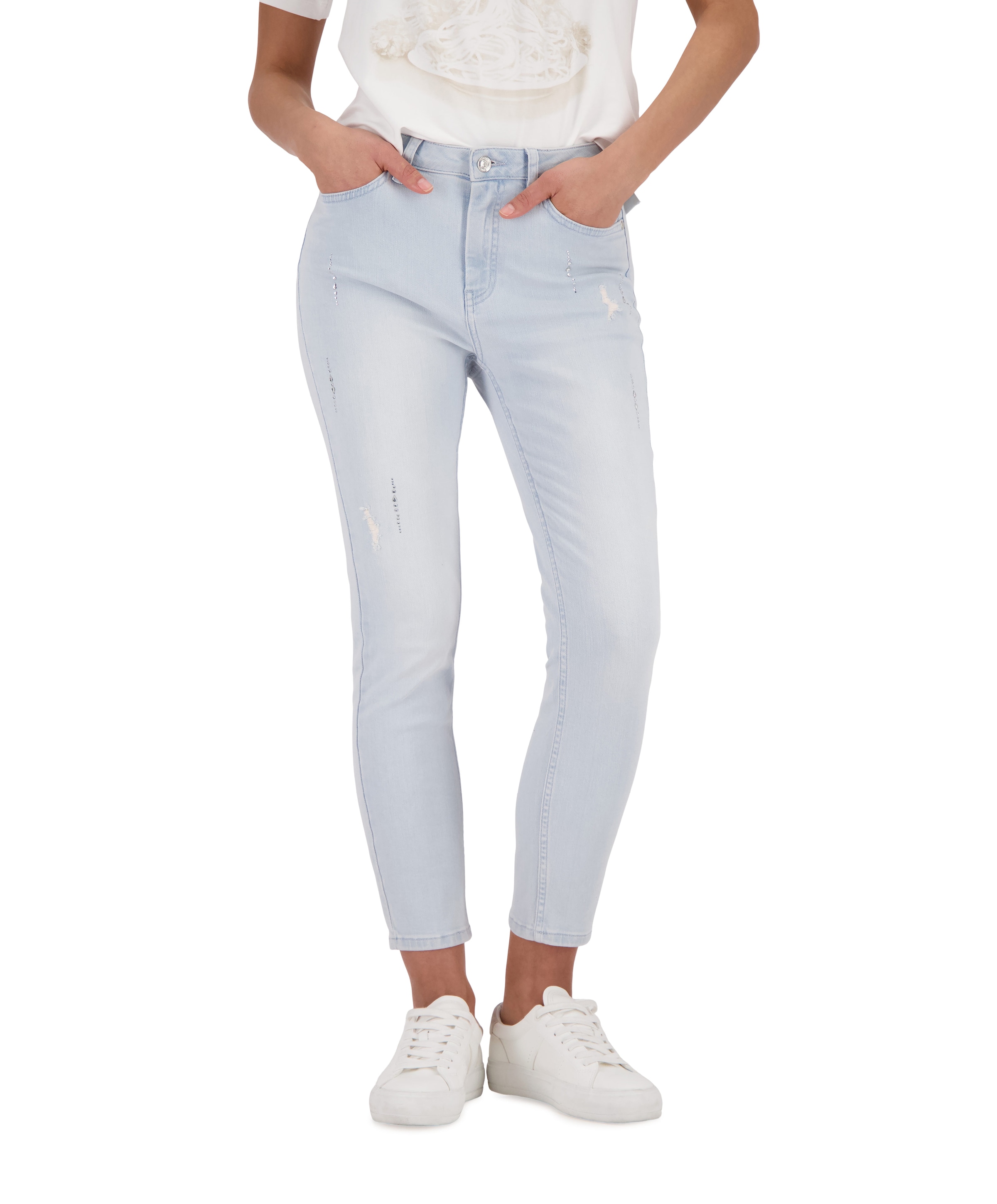 Monari dames jeans blauw