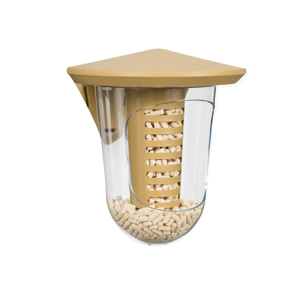 Mangeoire transparente hello multi nourriture pour oiseaux