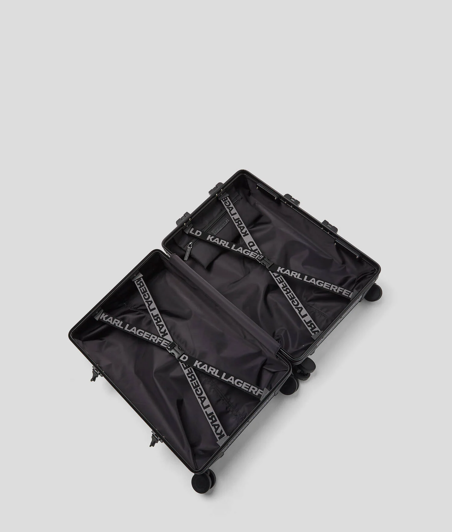 VALISE À COQUE RIGIDE K/VOYAGE - Monogramme bleu marine