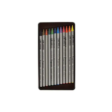 Koh-I-Noor Aquarellstifte Progresso 12er in Metalletui