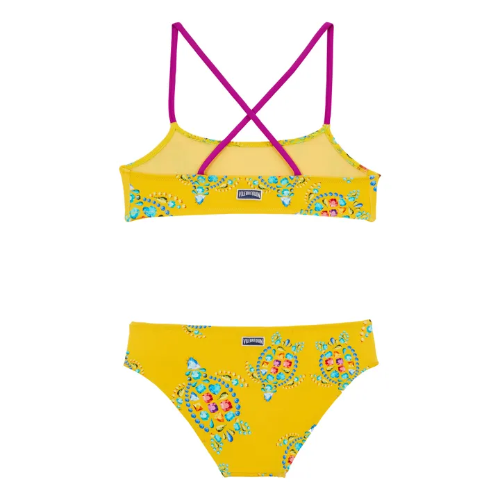 Vilebrequin Maillot 2 Pièces Galac Tortue | Jaune