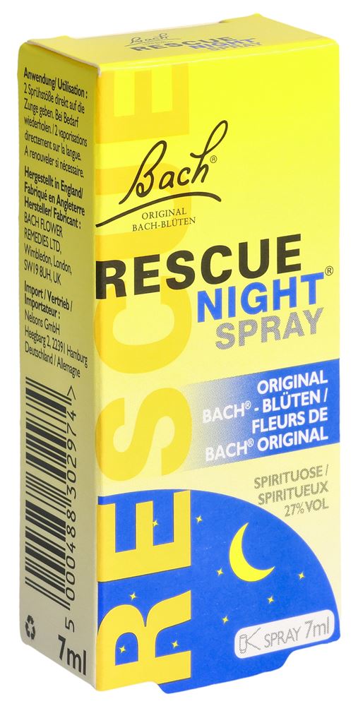 RESCUE Night<br>7 ml, Flasche, Spray, in Faltschachtel