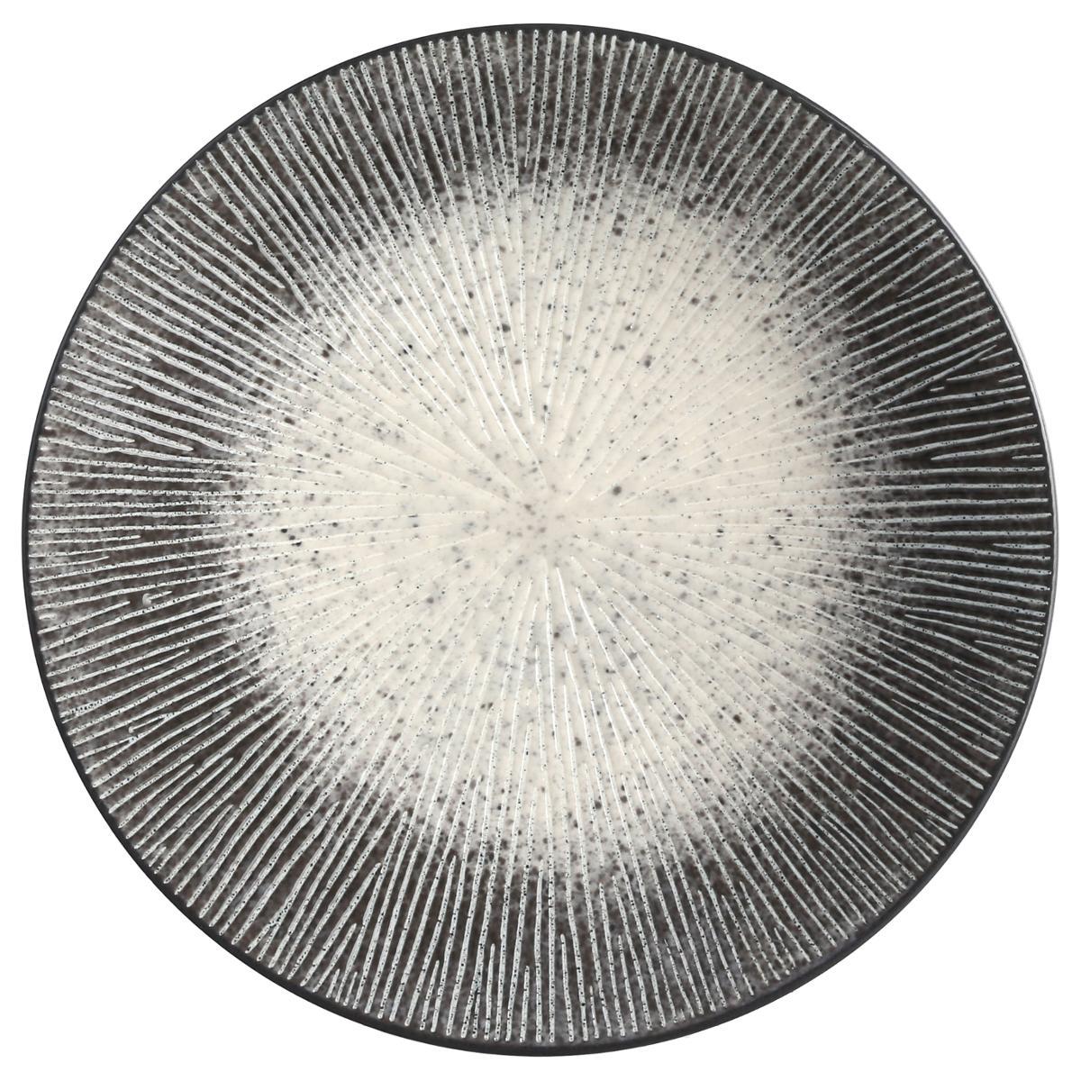 ASSIETTE DESSERT ATELIER GRIS 21CM