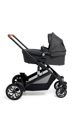 Beemoo Maxi 4 Twin Søskenvogn, Black/Black