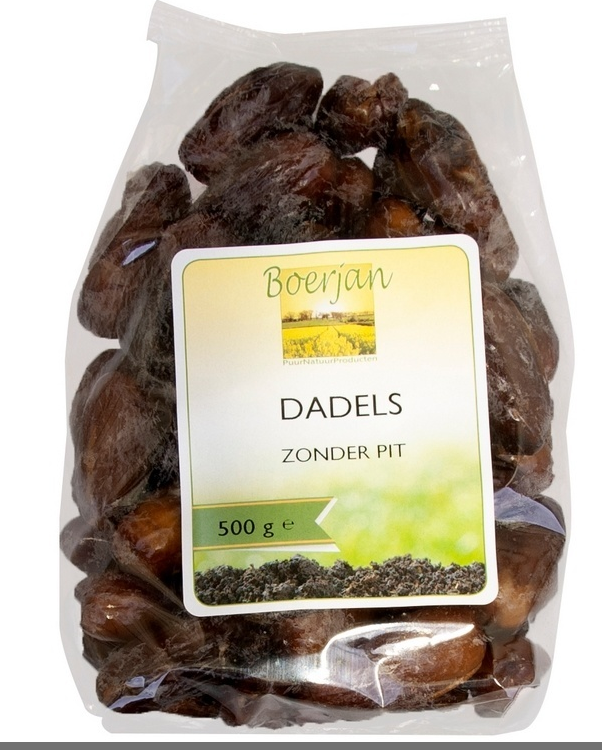 Boerjan Dadels Zonder Pit 500gr