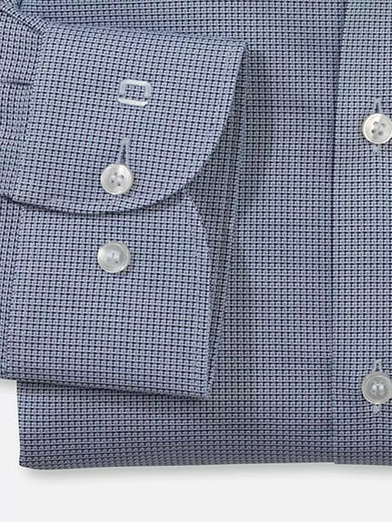 OLYMP NO.6 Hemd Super Slim blau