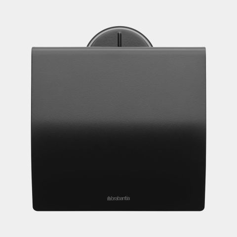 Toiletrolhouder met klep, Profile - Black