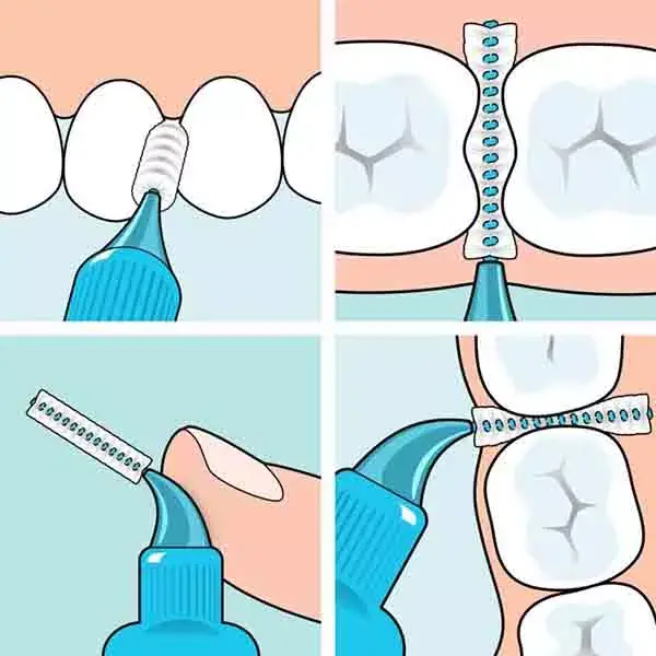 Escova interdental TePe Eco-Responsible ISO 4 / 0,7 mm, pacote com 20 unidades.
