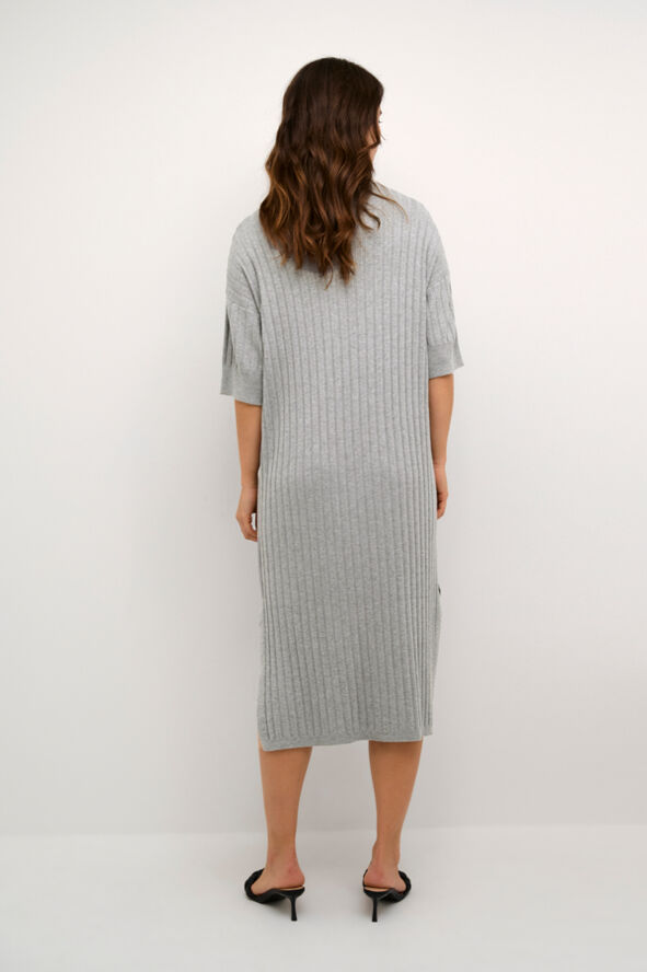 Kaffe KAlola Knit Dress Grey melange