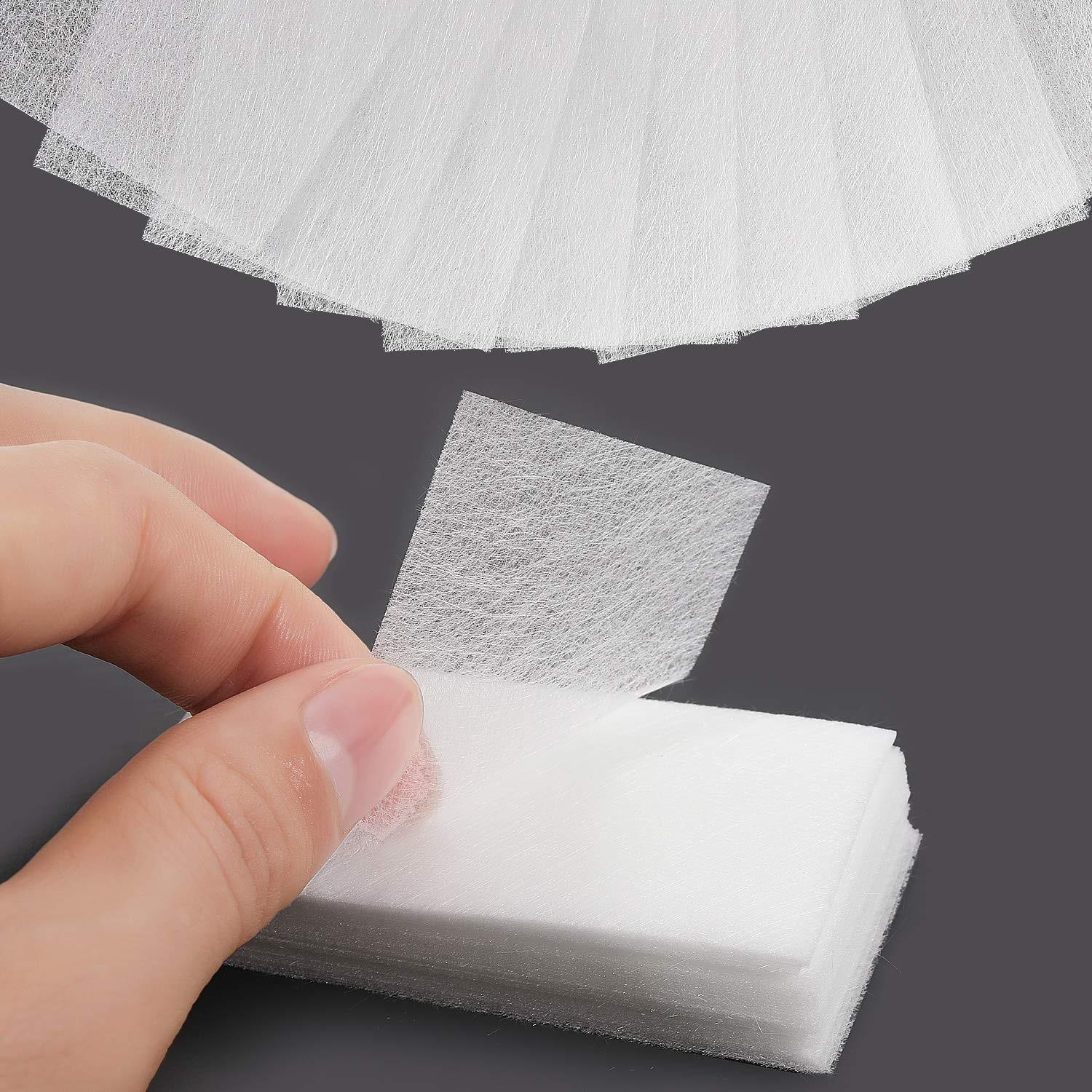 (100er Set) Fiberglas Nagel Verlängerung Reparatur Fasern - Weiss