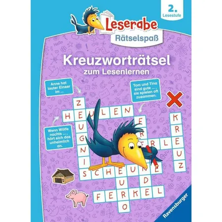 Ravensburger Leserabe: Kreuzworträtsel zum Lesenlernen (2. Lesestufe)